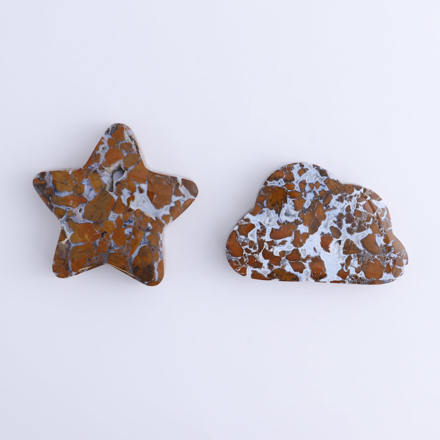 Brecciated Jasper Moons, Stars, Towers, Clouds, and Flames Set of 10 - Expert Wholesale and Supplier of Wholesale Crystals & Bulk Gemstones, ["Brecciated Jasper","Clouds","flames","Indonesia","moons","stars","Towers"]