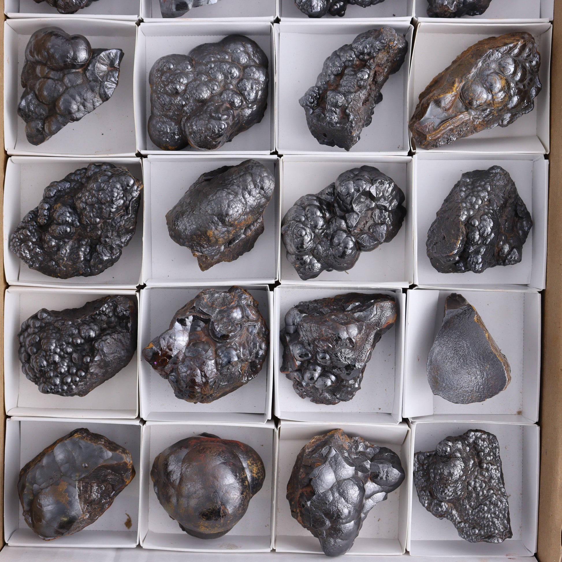 Hematite Rough Set of 24 - Expert Wholesale and Supplier of Wholesale Crystals & Bulk Gemstones, ["Hematite","Morocco","Rough"]