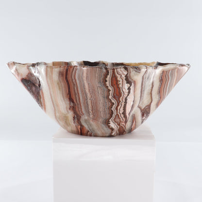 Mexican Onyx/Calcite Bowl 15"