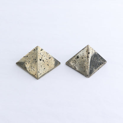 Pyrite Pyramids Set of 7