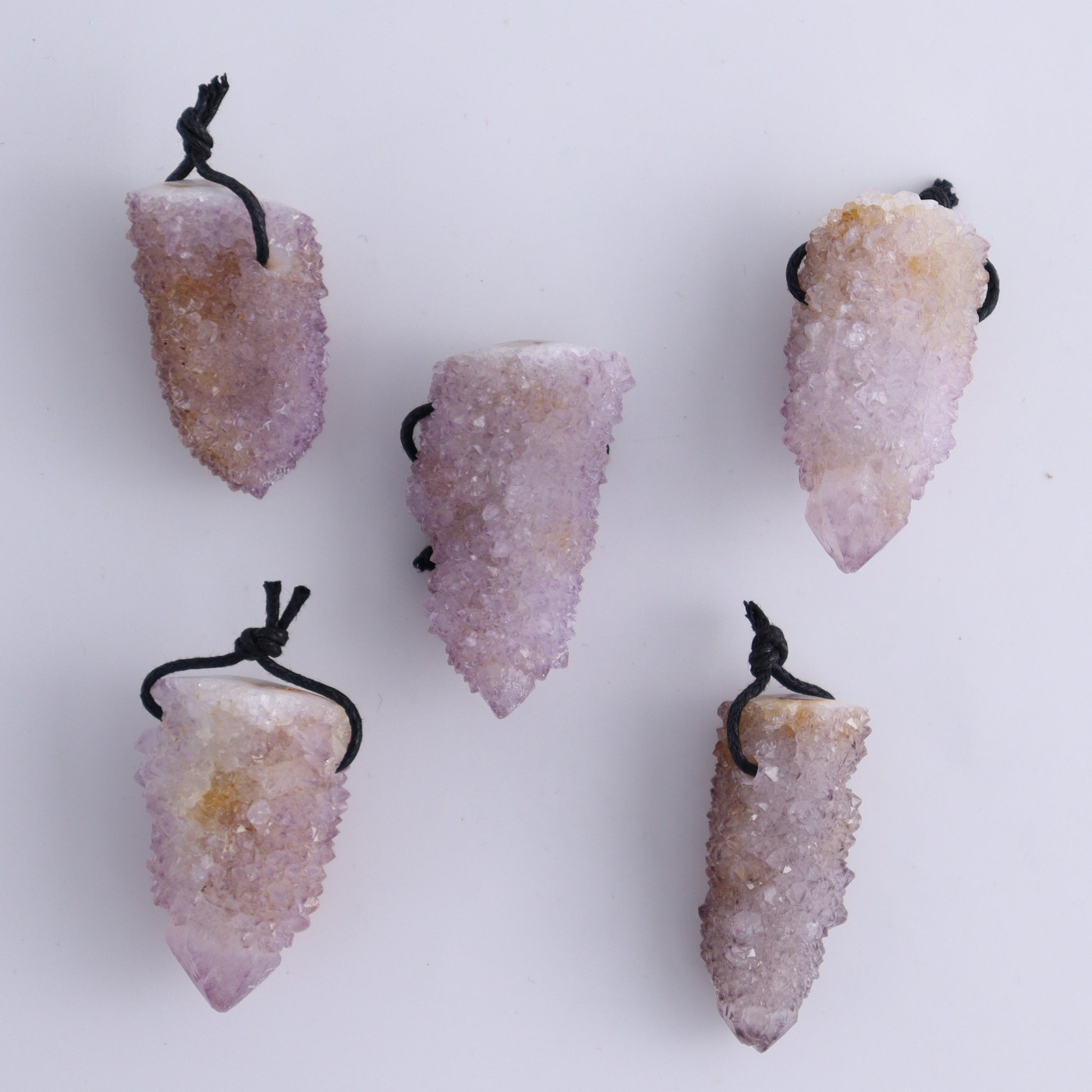 Cactus Quartz Pendants Set of 15 - Expert Wholesale and Supplier of Wholesale Crystals & Bulk Gemstones, ["cactus quartz","Pendant"]