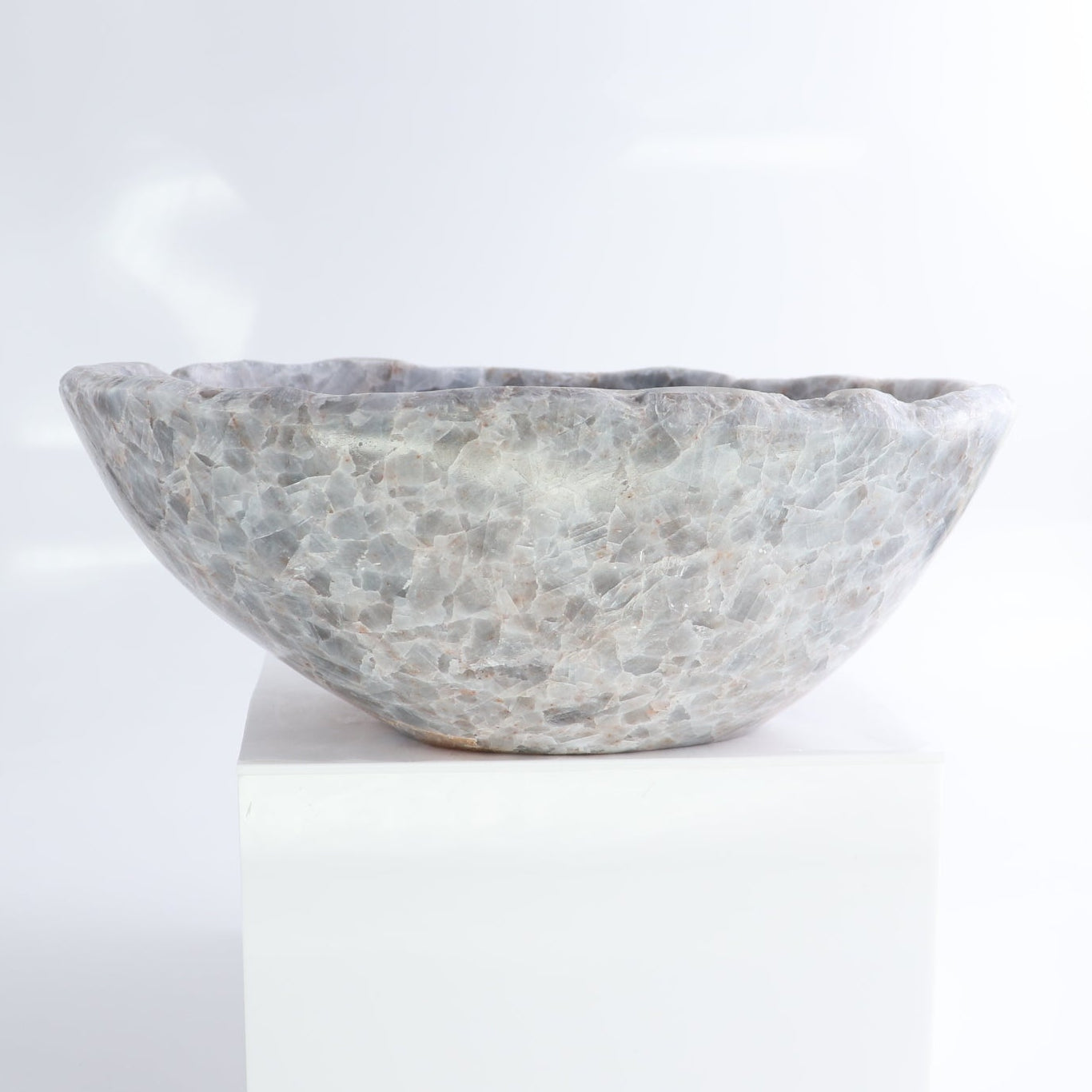 Blue Calcite Bowl 10"