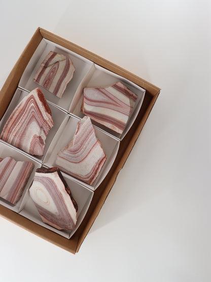 Rhyolite Slices and Slabs Set of 6 - Expert Supplier of Wholesale Crystals & Bulk Gemstones