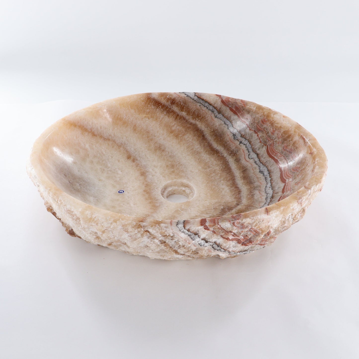 Mexican Onyx/Calcite Oval Sink Bowl