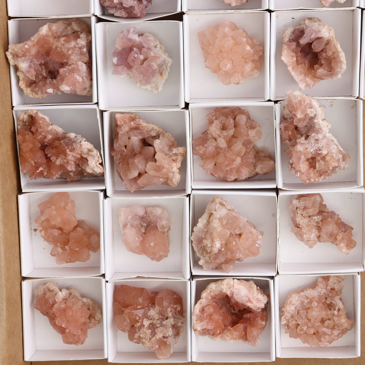 Pink Amethyst Geodes Set of 27