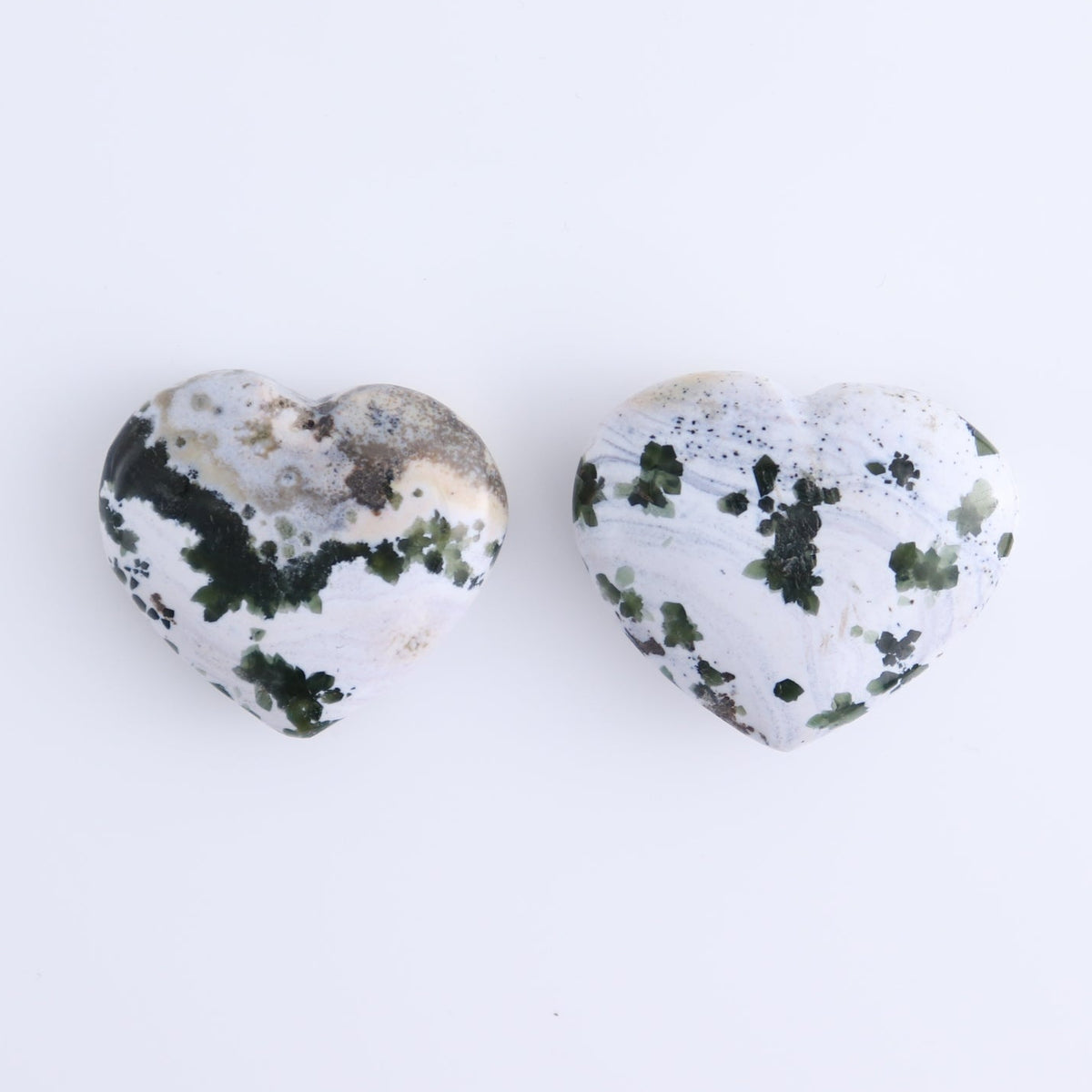 Ocean Jasper Hearts Set of 10