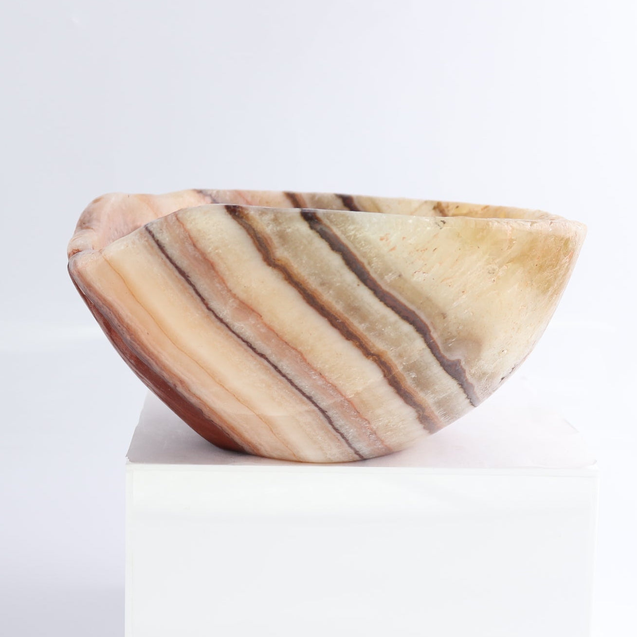 Mexican Onyx/Calcite Bowl 10"