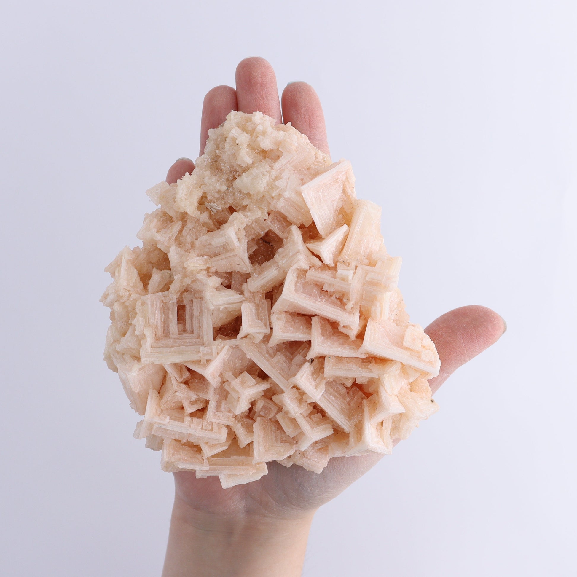 Halite and Halite on Trona from Owens Lake Set of 6 - Expert Wholesale and Supplier of Wholesale Crystals & Bulk Gemstones, ["California","Flats","Halite","halite on trona","Pink Halite","United States"]