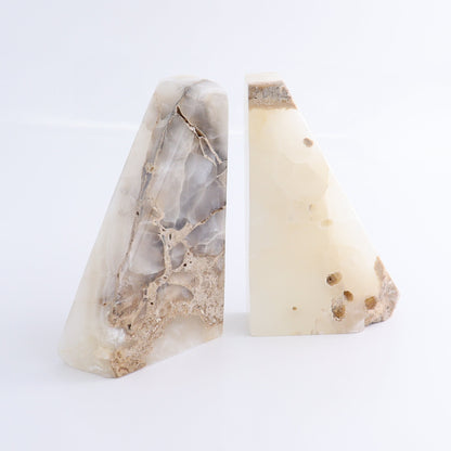 Calcite/Onyx Bookends Set of 10 pairs - Expert Wholesale and Supplier of Wholesale Crystals & Bulk Gemstones, ["Bookends","Calcite","onyx"]