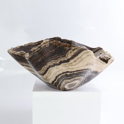 Mexican Onyx/Calcite Bowl 12"