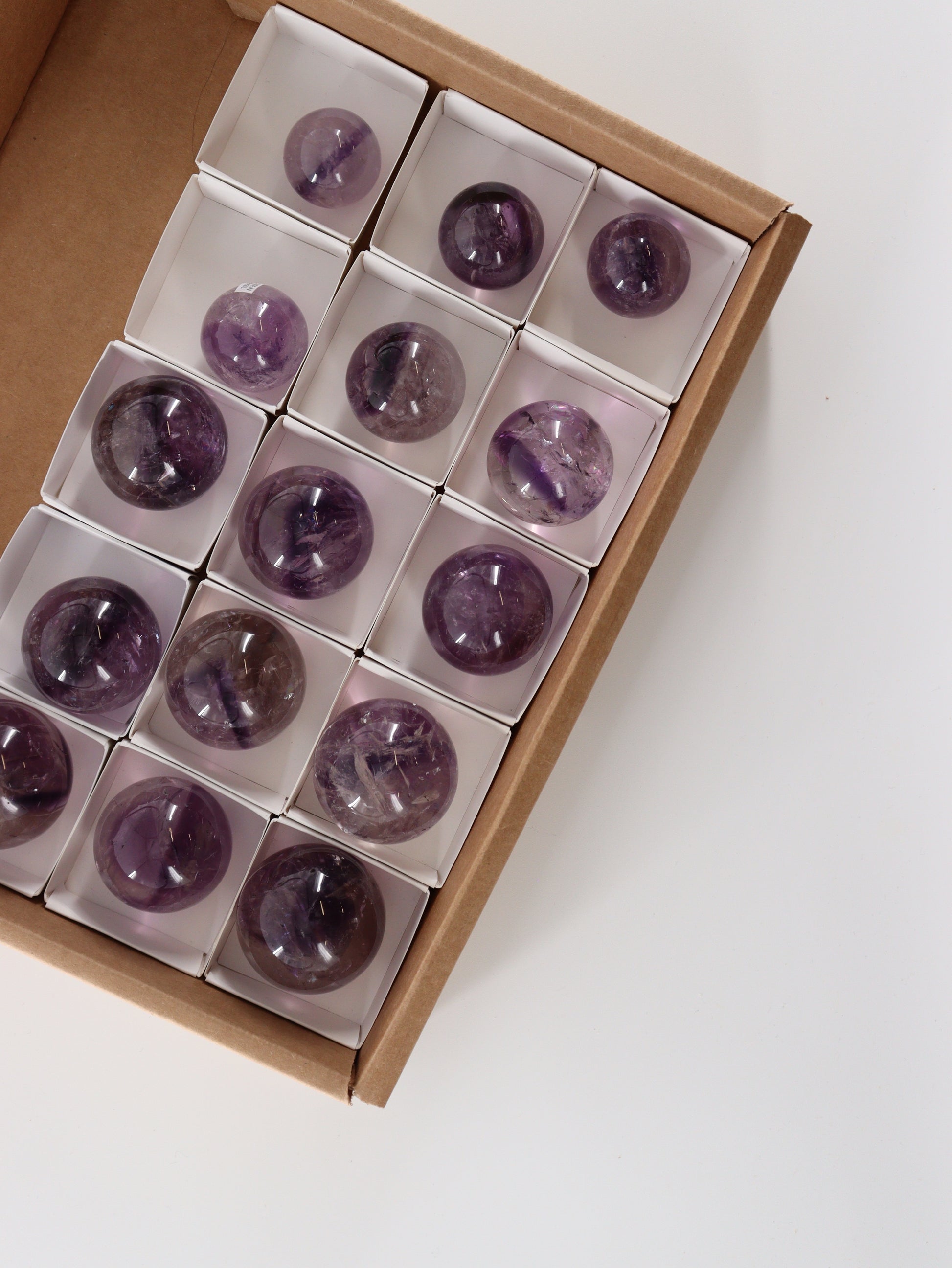 Phantom Amethyst Spheres - Expert Wholesale and Supplier of Wholesale Crystals & Bulk Gemstones, []