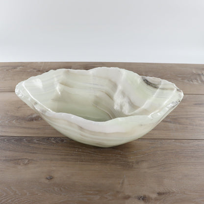Mexican Onyx/Calcite Bowl 15"