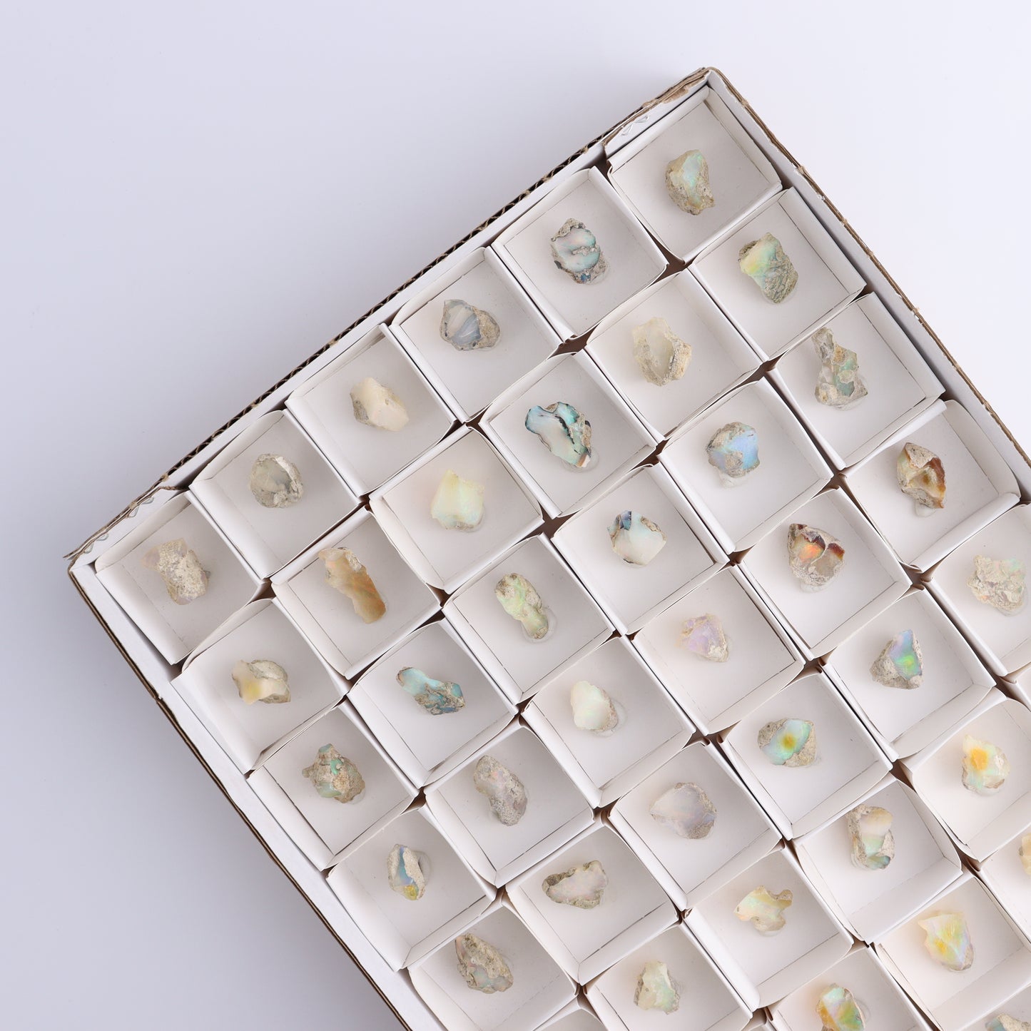 Ethiopian Opal Set of 54 - Expert Wholesale and Supplier of Wholesale Crystals & Bulk Gemstones, ["Ethiopia","ethiopian opal","Opal"]