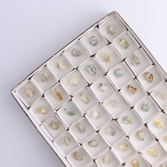 Ethiopian Opal Set of 54 - Expert Wholesale and Supplier of Wholesale Crystals & Bulk Gemstones, ["Ethiopia","ethiopian opal","Opal"]