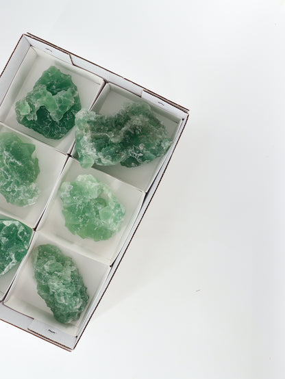 Fluorite Flat Set of 6 - Expert Supplier of Wholesale Crystals & Bulk Gemstones