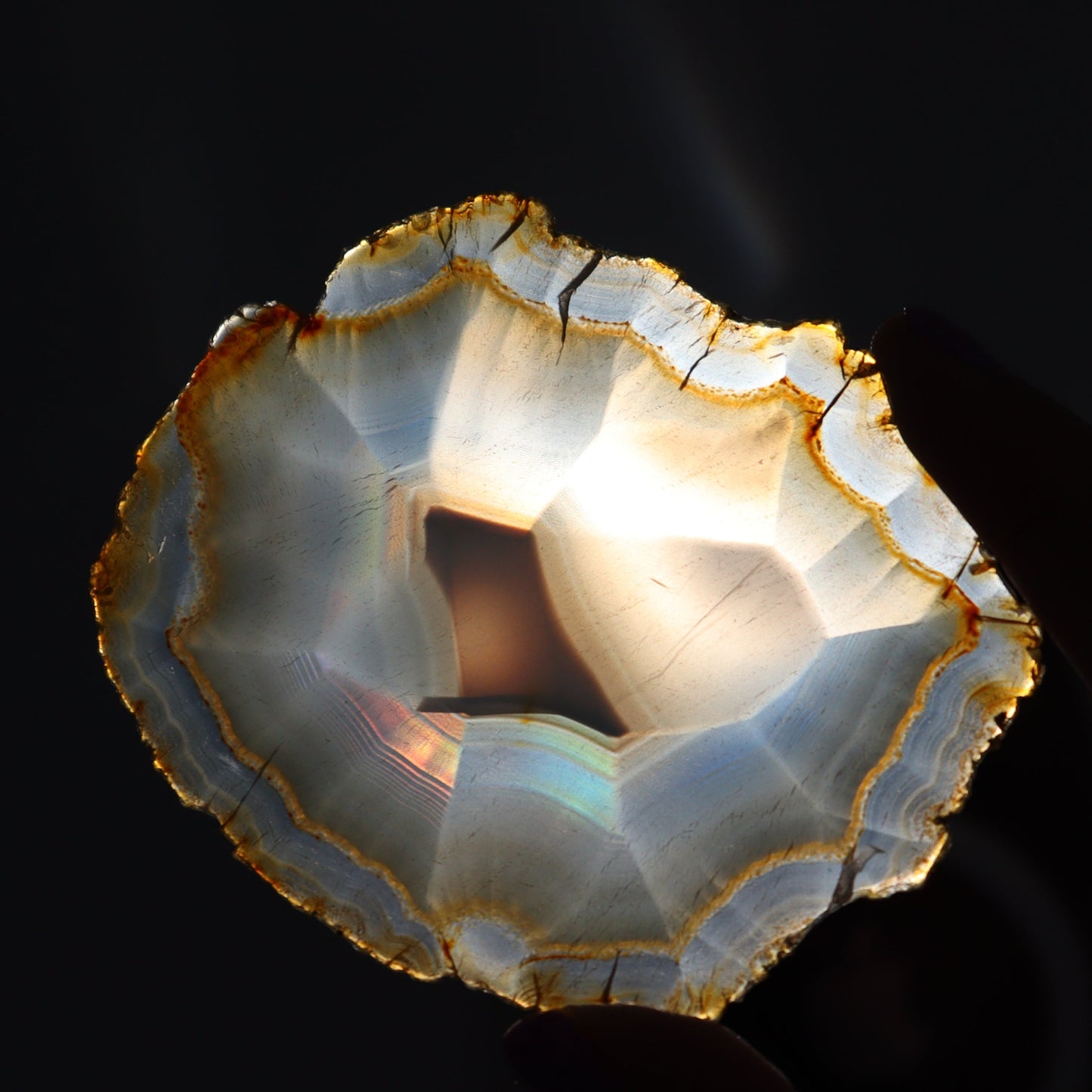 Iris Agate Slices Set of 6 - Expert Wholesale and Supplier of Wholesale Crystals & Bulk Gemstones, ["Agate","Iris Agate","Slices and Slabs"]