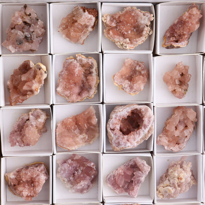 Pink Amethyst Clusters Set of 30