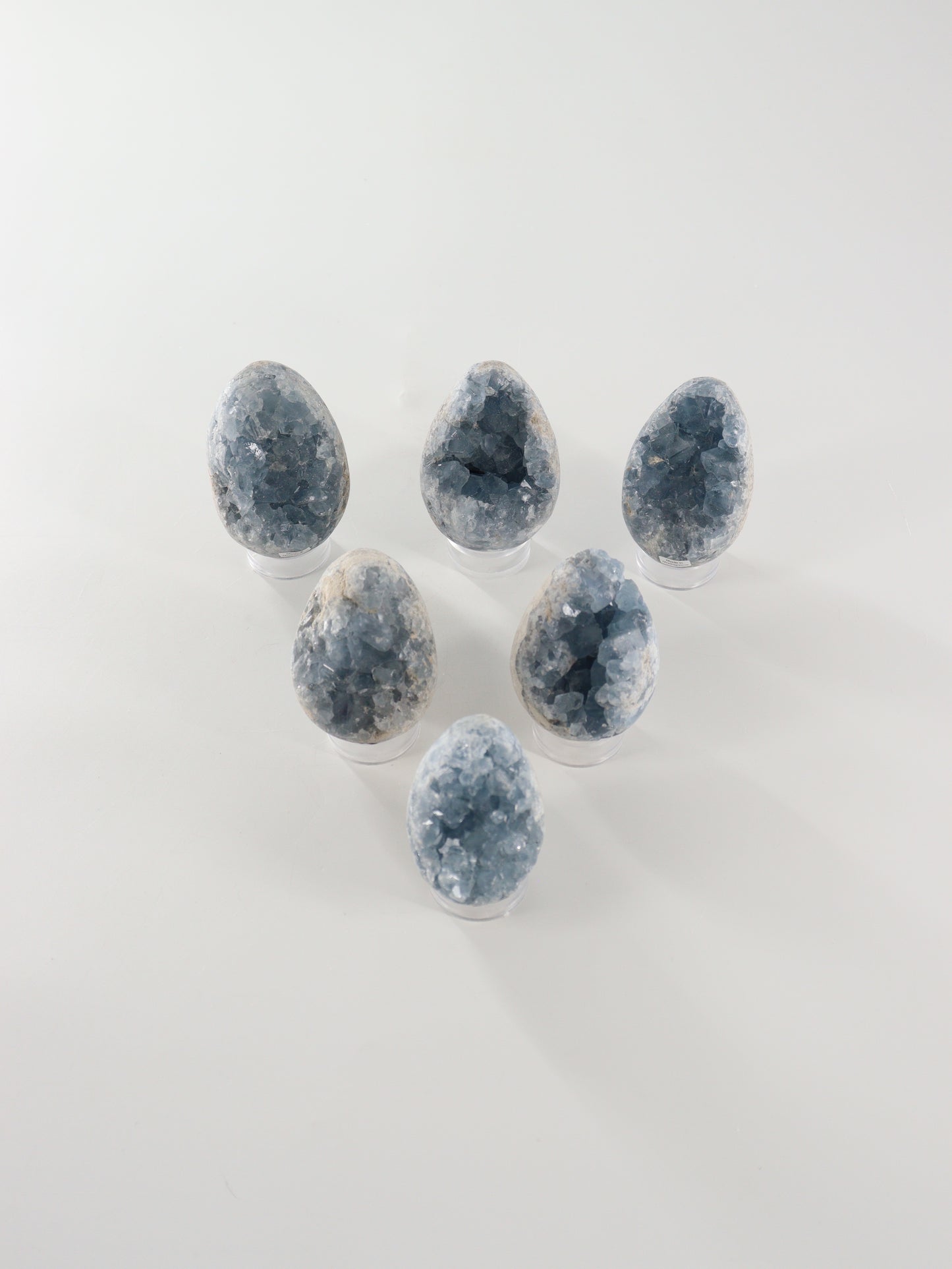 Celestite Eggs Set of 6 - Expert Wholesale and Supplier of Wholesale Crystals & Bulk Gemstones, []