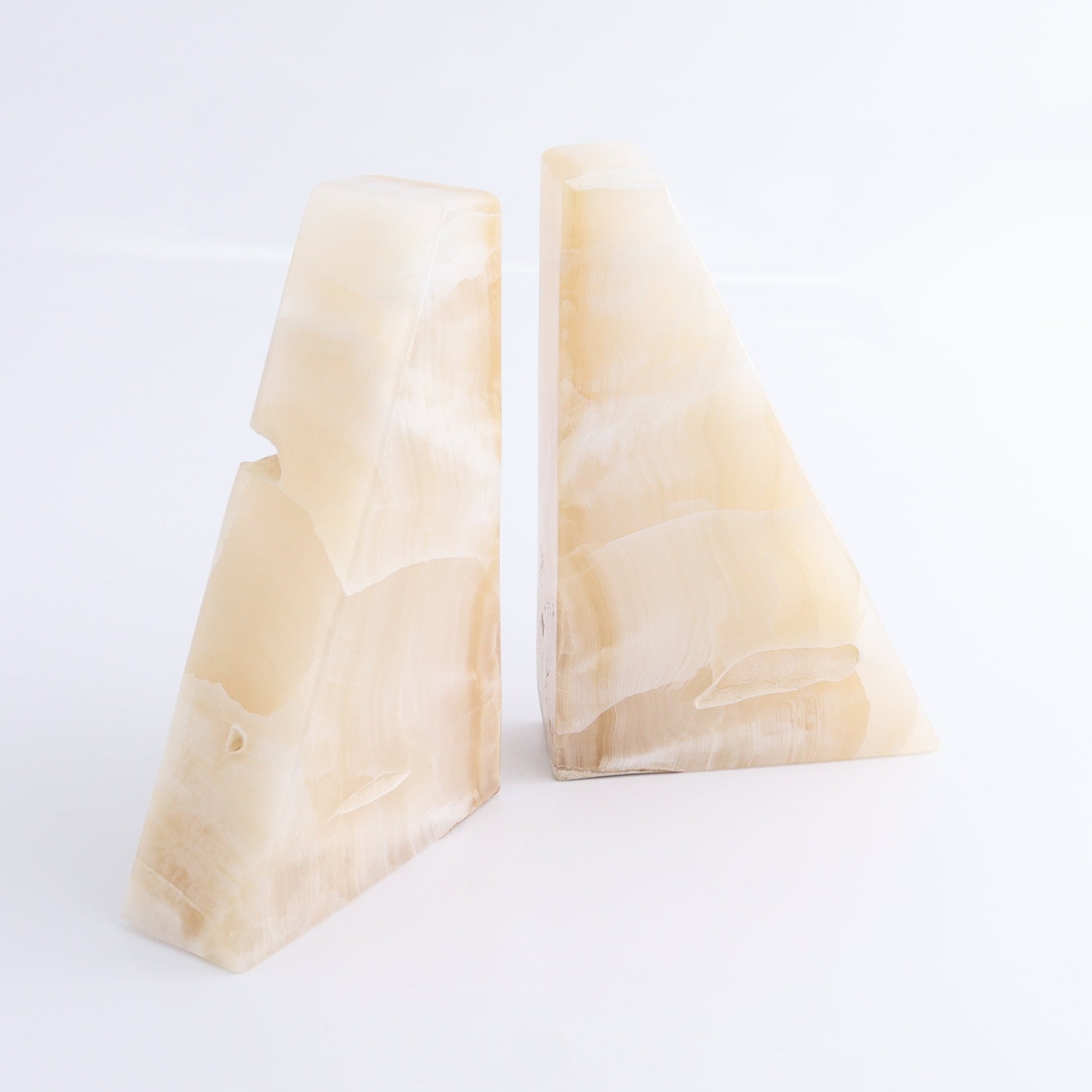 Calcite/Onyx Bookends Set of 10 pairs - Expert Wholesale and Supplier of Wholesale Crystals & Bulk Gemstones, ["Bookends","Calcite","onyx"]