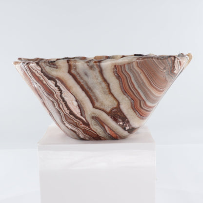 Mexican Onyx/Calcite Bowl 15"