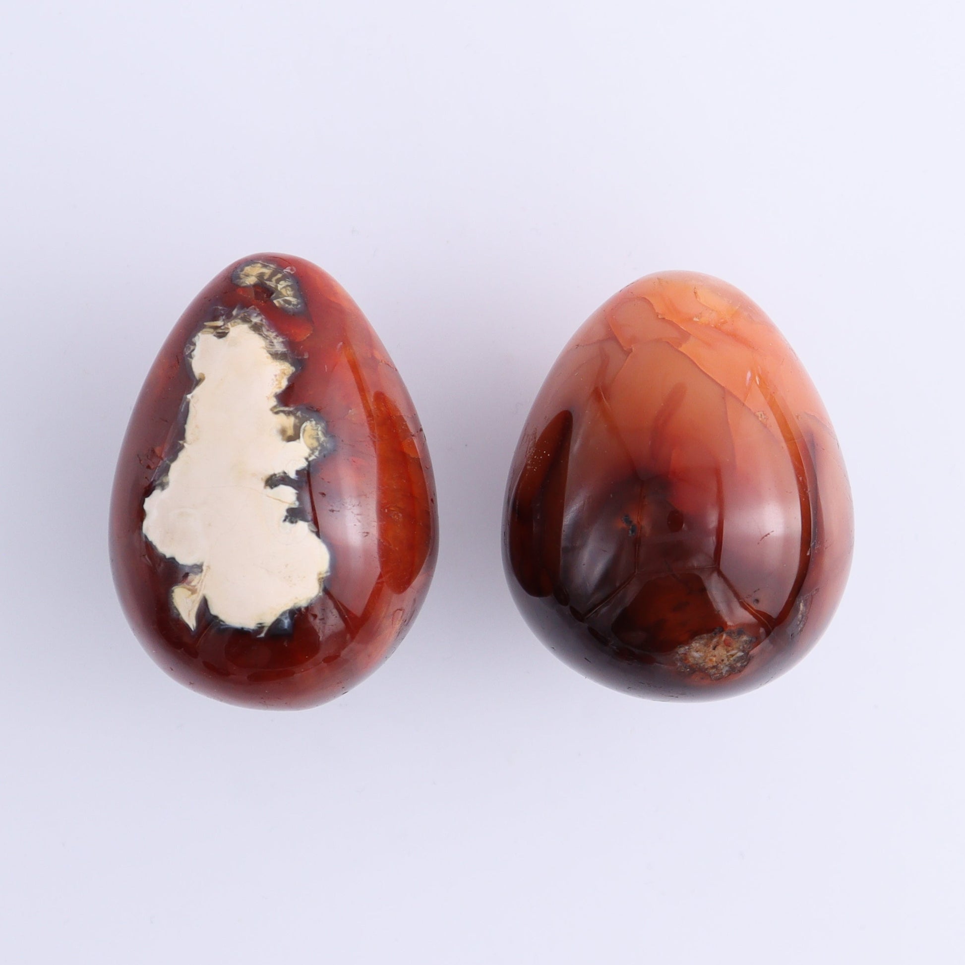 Carnelian Eggs Set of 12 - Expert Wholesale and Supplier of Wholesale Crystals & Bulk Gemstones, ["carnelian","Eggs","Madagascar"]