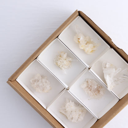 Lemurian Clusters from Columbia Set of 6 | Mi Esperanza Minerals | Supplier of Crystals and Onyx