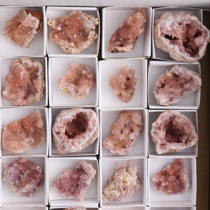Pink Amethyst Clusters Set of 30