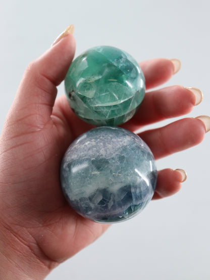 Fluorite Spheres Set of 6 - Expert Wholesale and Supplier of Wholesale Crystals & Bulk Gemstones, ["Fluorite","Mexico","Spheres"]