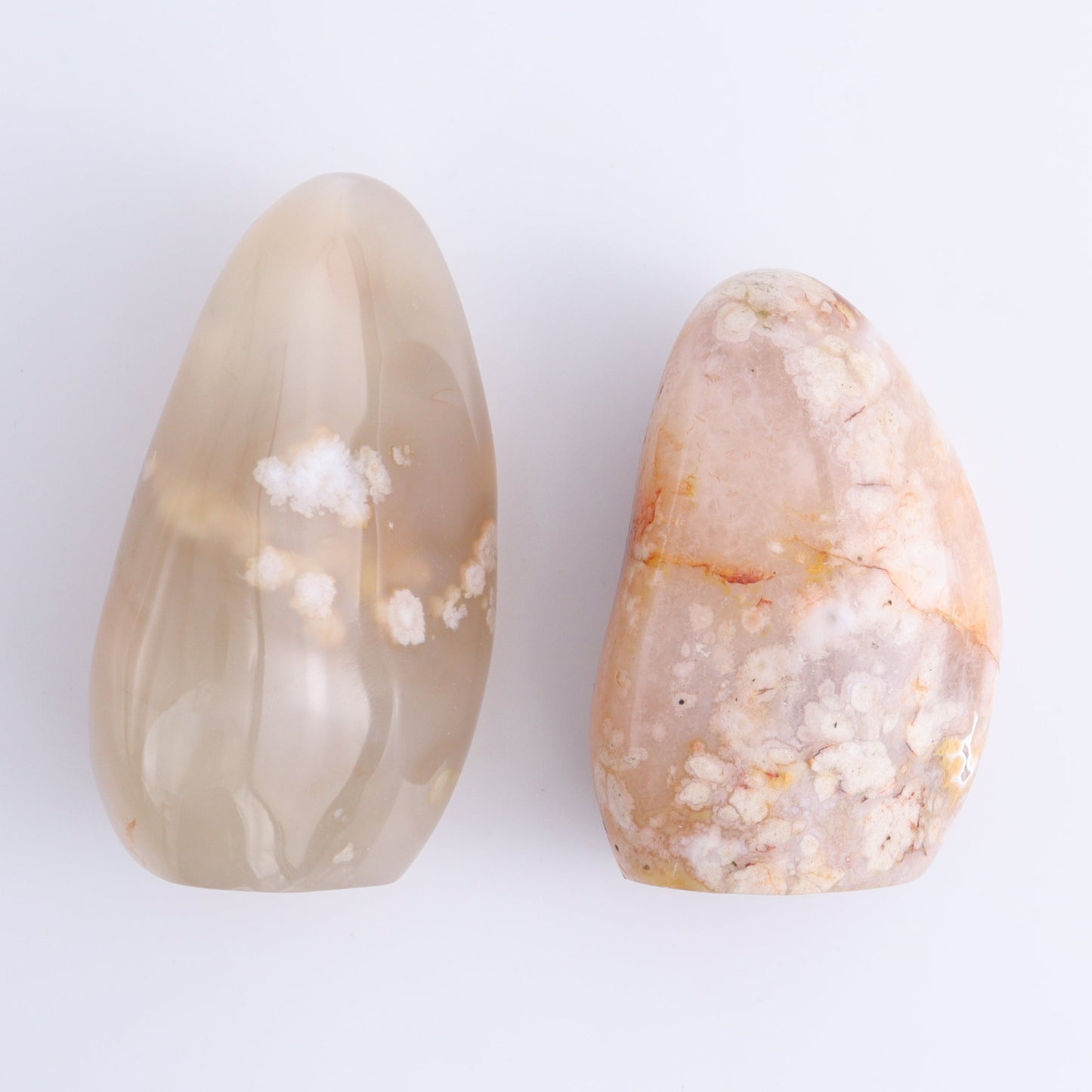 Flower Agate Freeforms Set of 6 - Expert Wholesale and Supplier of Wholesale Crystals & Bulk Gemstones, ["close_50","Flower Agate","Freeforms","Madagascar"]