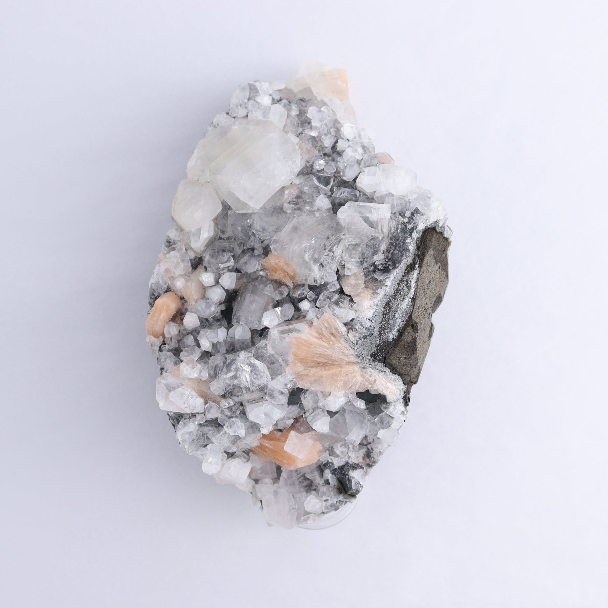 Apophyllite on Chalcedony Cluster - Expert Wholesale and Supplier of Wholesale Crystals & Bulk Gemstones, ["Apophyllite","Chalcedony","Clusters"]