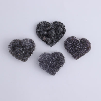 Amethyst Hearts Set of 8 - Expert Wholesale and Supplier of Wholesale Crystals & Bulk Gemstones, ["Amethyst","Hearts","Uruguay"]