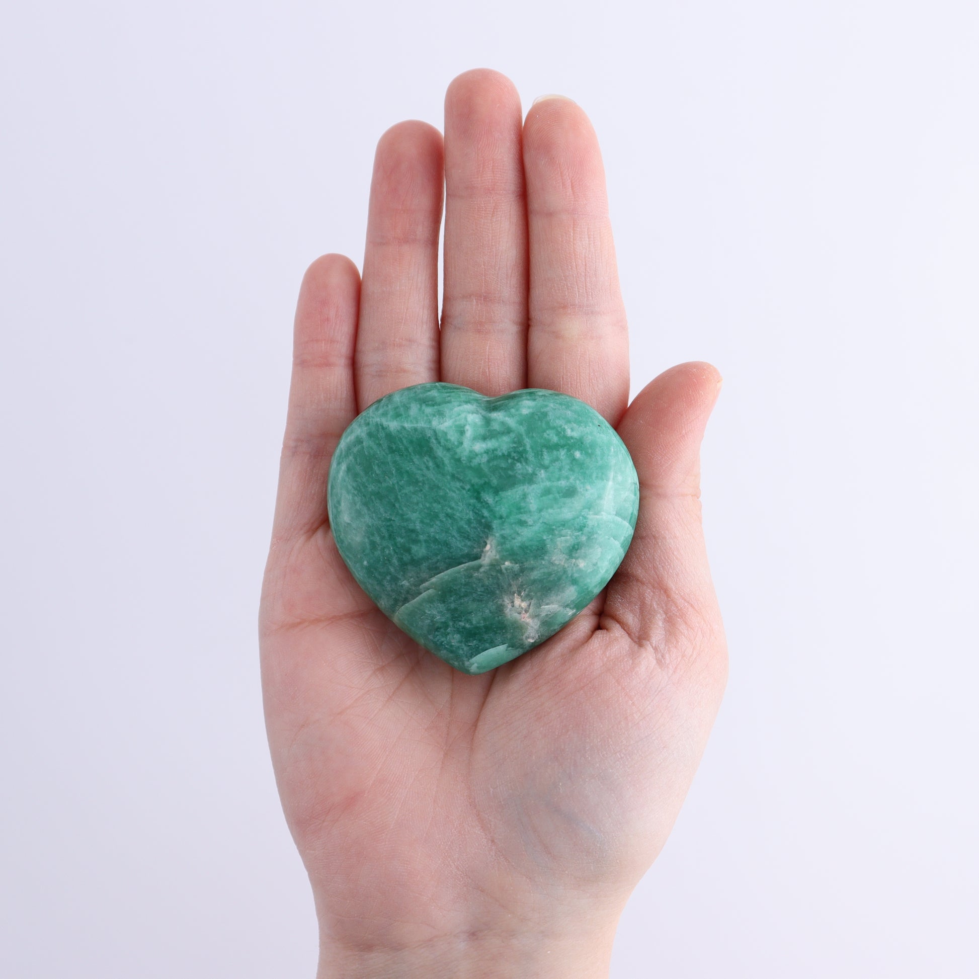 Amazonite Hearts Set of 11 - Expert Wholesale and Supplier of Wholesale Crystals & Bulk Gemstones, ["Amazonite","Hearts","Madagascar"]
