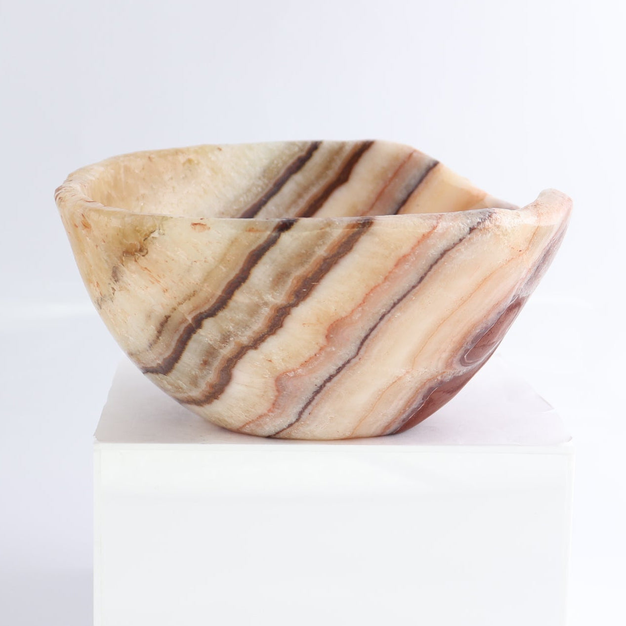 Mexican Onyx/Calcite Bowl 10"