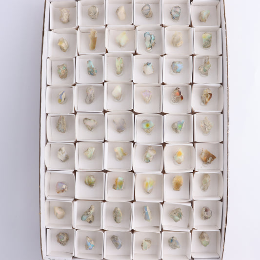 Ethiopian Opal Set of 54 - Expert Wholesale and Supplier of Wholesale Crystals & Bulk Gemstones, ["Ethiopia","ethiopian opal","Opal"]