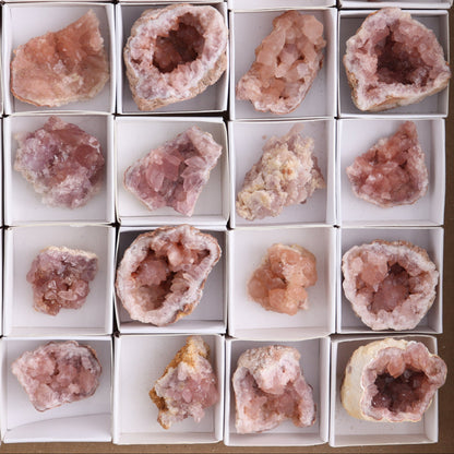 Pink Amethyst Clusters Set of 30