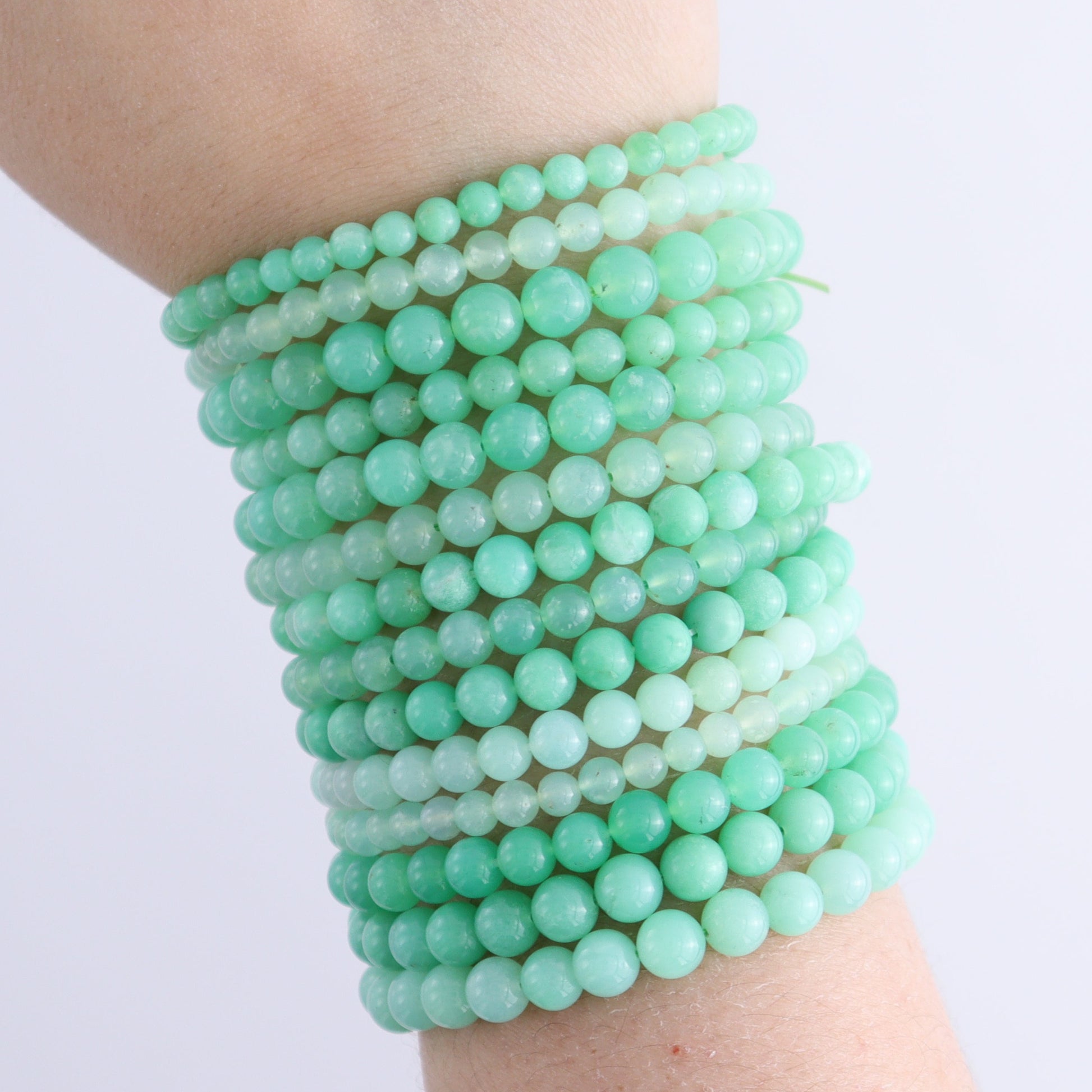 One Chrysoprase Bracelet - Expert Wholesale and Supplier of Wholesale Crystals & Bulk Gemstones, ["Bracelet","bracelets","Chrysoprase"]