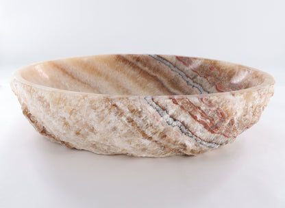 Mexican Onyx/Calcite Oval Sink Bowl