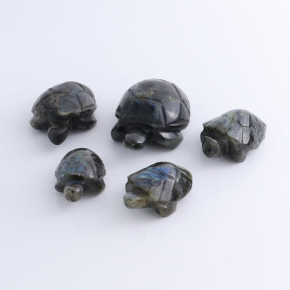 Labradorite Turtles Set of 5