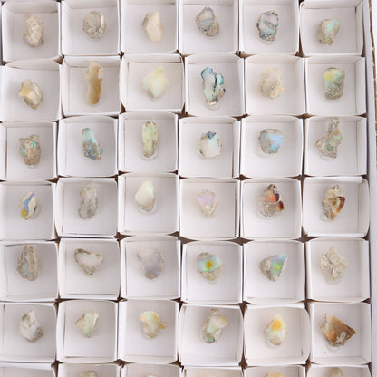 Ethiopian Opal Set of 54 - Expert Wholesale and Supplier of Wholesale Crystals & Bulk Gemstones, ["Ethiopia","ethiopian opal","Opal"]