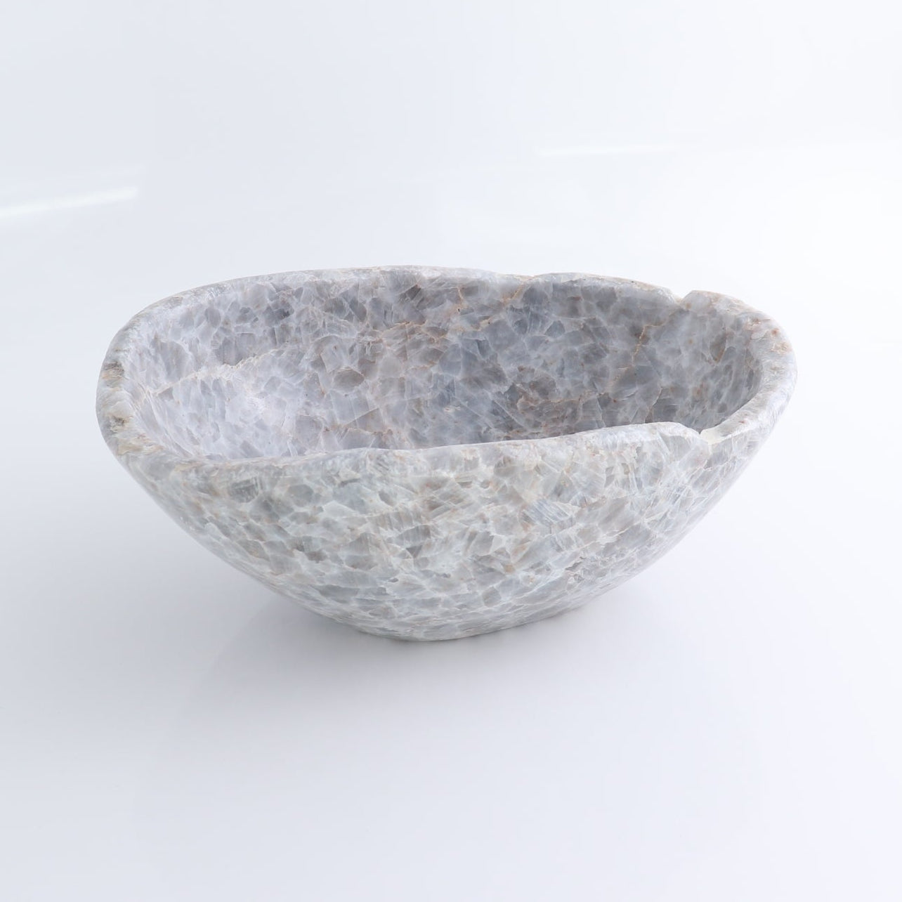 Blue Calcite Bowl 10"