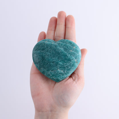Amazonite Hearts Set of 11 - Expert Wholesale and Supplier of Wholesale Crystals & Bulk Gemstones, ["Amazonite","Hearts","Madagascar"]