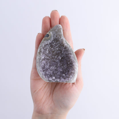 Uruguay Druzy Amethyst Flames Set of 4 - Expert Wholesale and Supplier of Wholesale Crystals & Bulk Gemstones, ["Amethyst","flames","Uruguay"]