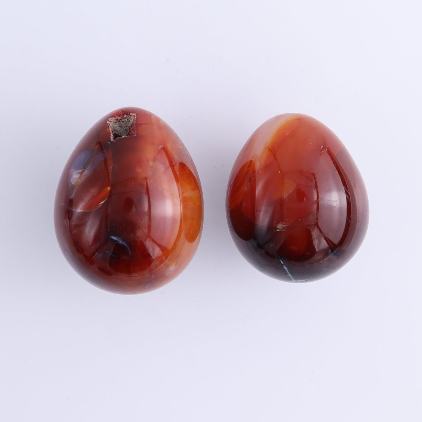 Carnelian Eggs Set of 12 - Expert Wholesale and Supplier of Wholesale Crystals & Bulk Gemstones, ["carnelian","Eggs","Madagascar"]