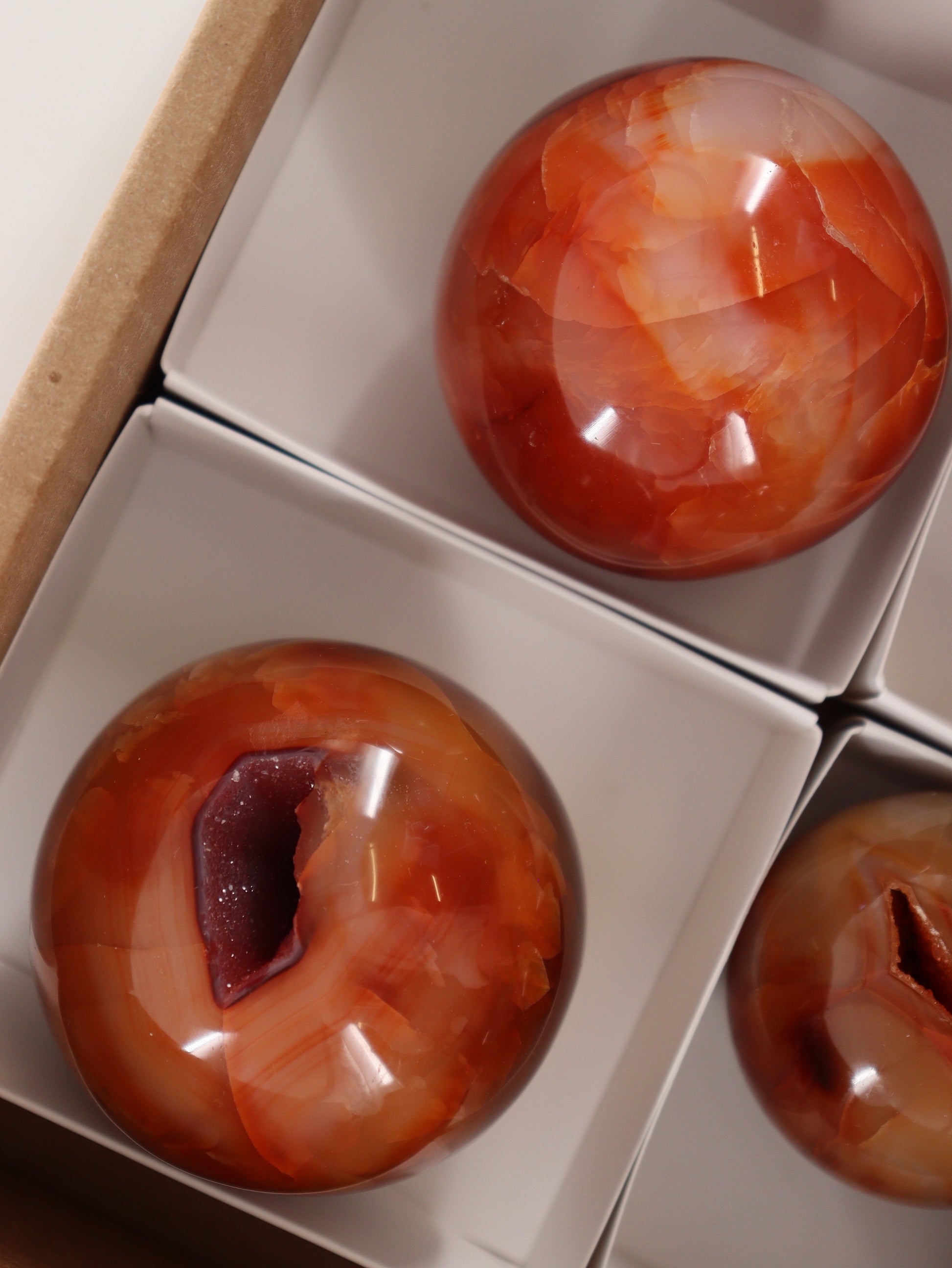Carnelian Spheres Set of 6 - Expert Wholesale and Supplier of Wholesale Crystals & Bulk Gemstones, []