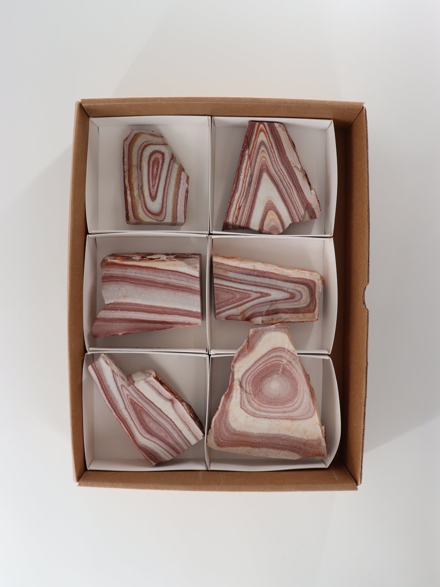 Rhyolite Slices and Slabs Set of 6 - Expert Wholesale and Supplier of Wholesale Crystals & Bulk Gemstones, []