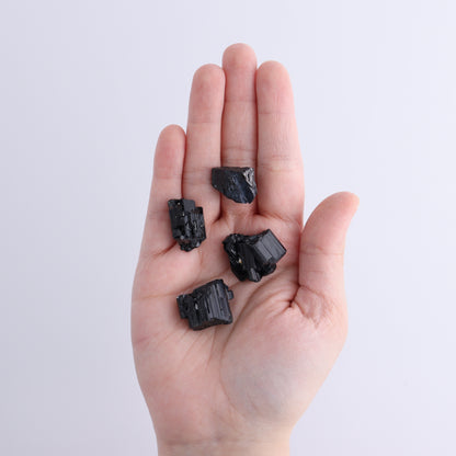 Black Tourmaline Roughs Set of 54 - Expert Wholesale and Supplier of Wholesale Crystals & Bulk Gemstones, ["Black Tourmaline","Madagascar","Rough","Tourmaline"]