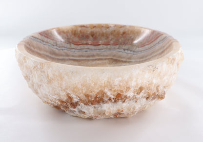 Mexican Onyx/Calcite Oval Sink Bowl