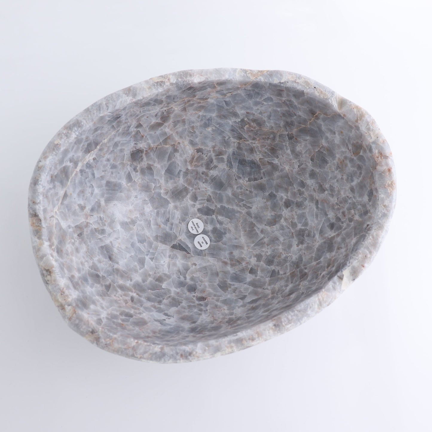 Blue Calcite Bowl 10"