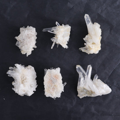 Lemurian Clusters from Columbia Set of 6 | Mi Esperanza Minerals | Supplier of Crystals and Onyx