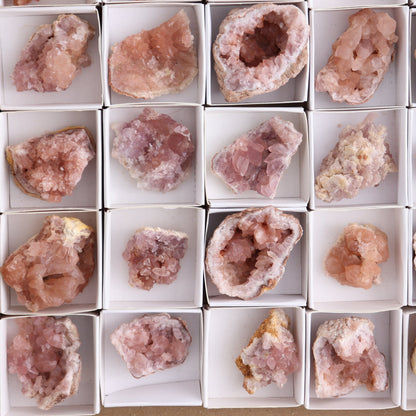 Pink Amethyst Clusters Set of 30